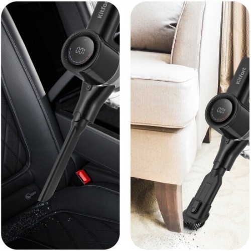 Вертикальный пылесос Kitfort КТ-5550 (черный) 