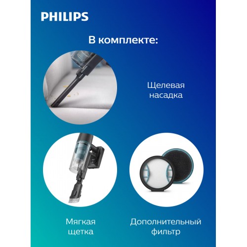 Вертикальный пылесос Philips Aqua 3000 XC3133/01 (черный/серебристый) 2