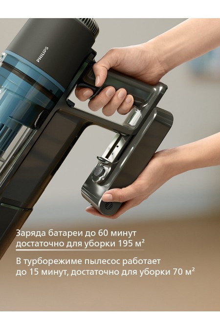 Вертикальный пылесос Philips Aqua 3000 XC3133/01 (черный/серебристый) 6