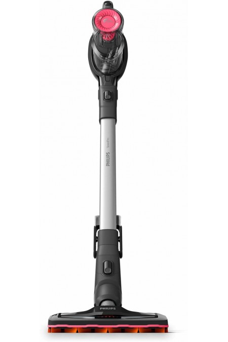 Вертикальный пылесос Philips FC6722 SpeedPro (черный/красный) 