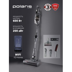 Вертикальный пылесос Polaris PVCS 4070 Wi-Fi IQ Home (графитовый)
