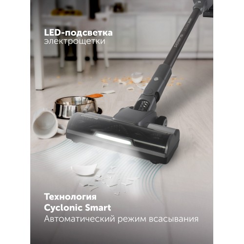 Вертикальный пылесос Polaris PVCS 8200 Handstick Duo Pro Wi-Fi IQ Home (черный) 3