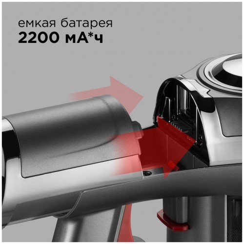 Вертикальный пылесос Redmond RV-UR363 (серебристый) 6