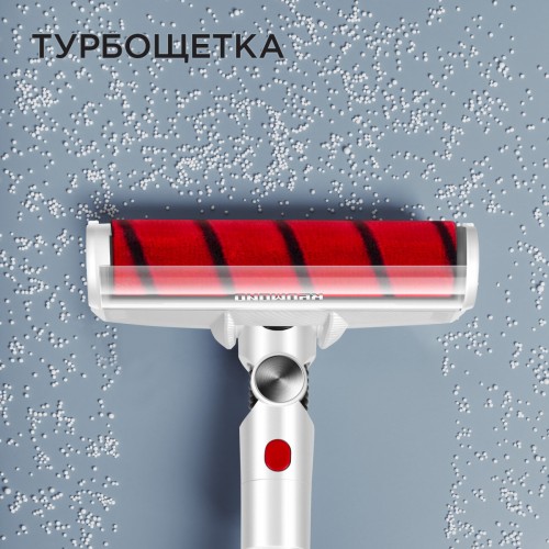 Вертикальный пылесос Redmond RV-UR370 (красный/белый) 5