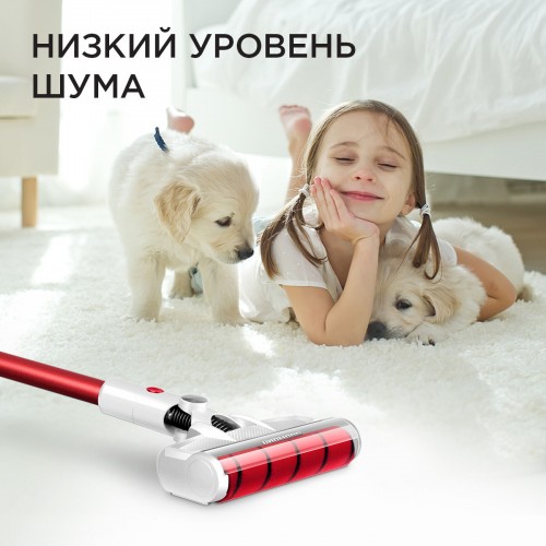 Вертикальный пылесос Redmond RV-UR370 (красный/белый) 6