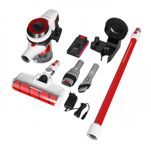 Вертикальный пылесос Redmond RV-UR370 (красный/белый) 8