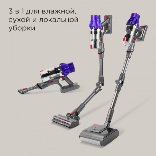 Вертикальный пылесос Redmond VH-1319 (серый) 1