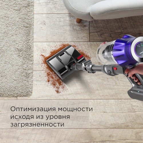 Вертикальный пылесос Redmond VH-1319 (серый) 7