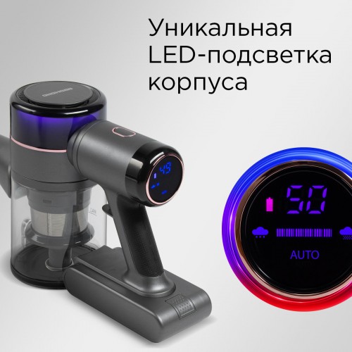 Вертикальный пылесос Redmond VH1311 (черный) 3