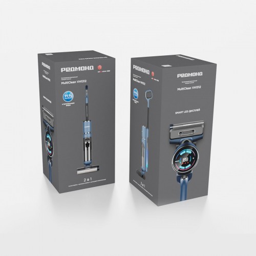 Вертикальный пылесос Redmond VH1312 (синий) 8