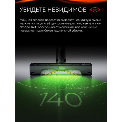 Вертикальный пылесос Roborock H60 Ultra (черный) 5
