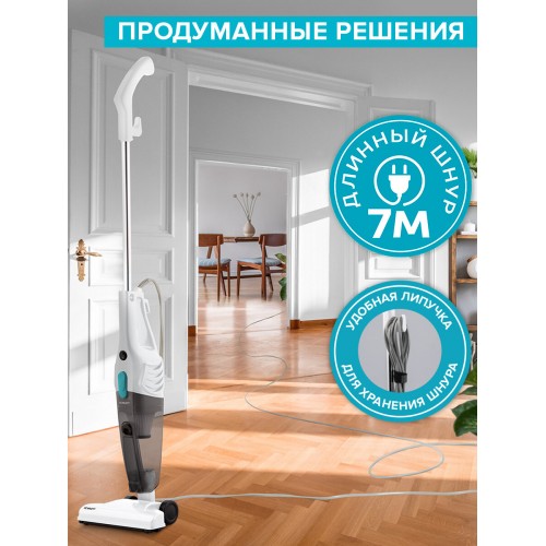 Вертикальный пылесос Scarlett SC-VC80H23 (белый/черный) 5