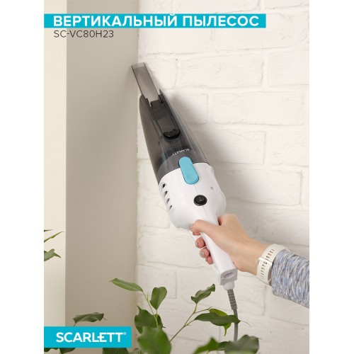 Вертикальный пылесос Scarlett SC-VC80H23 (белый/черный) 7