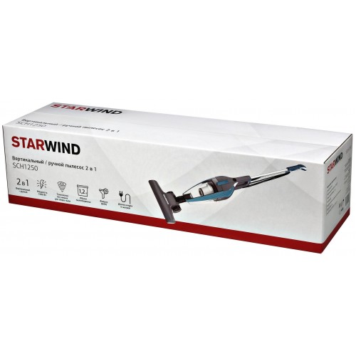 Вертикальный пылесос STARWIND SCH1250 (бирюзовый/серый) 3