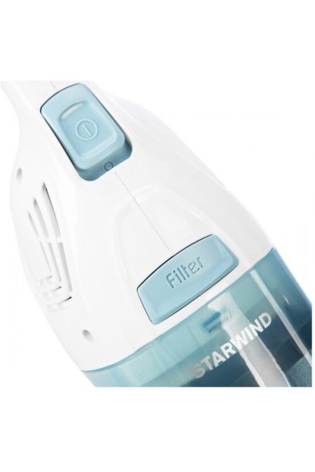 Вертикальный пылесос Starwind SCH1650 (белый/голубой) 3