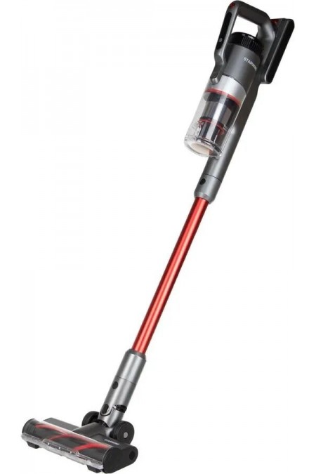 Вертикальный пылесос Starwind SCH9945 (серебристый/красный) 
