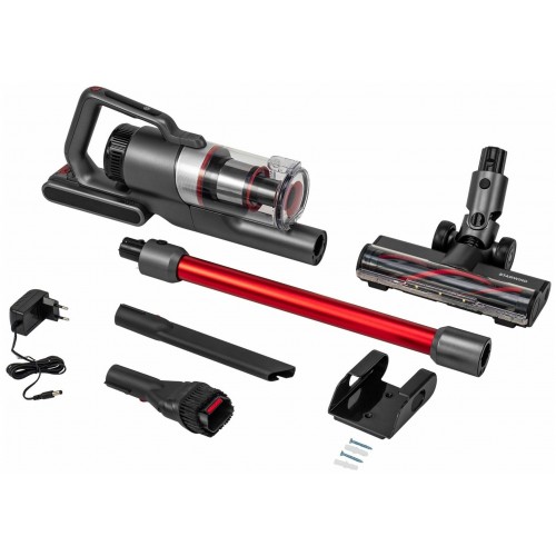 Вертикальный пылесос STARWIND SCH9945 (серебристый/красный) 5