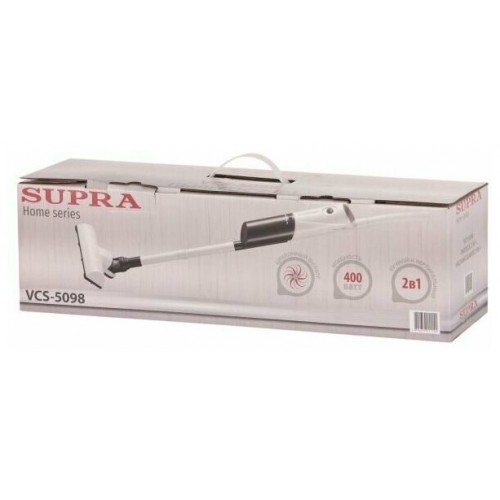 Вертикальный пылесос SUPRA VCS-5098 (белый/черный) 6
