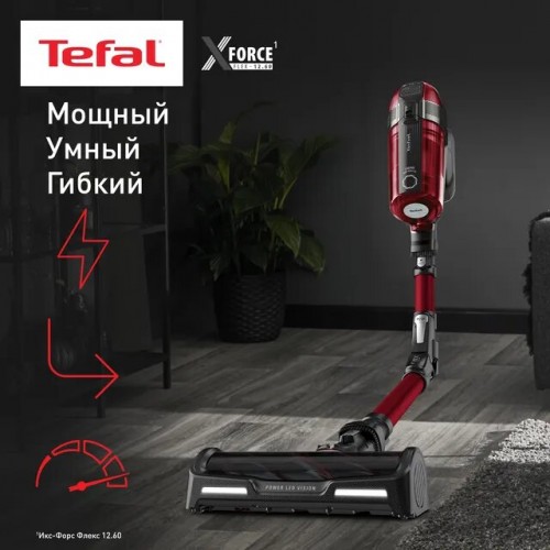 Вертикальный пылесос Tefal X-Force Flex 12.60 Animal Care TY98A9WO (черный/красный) 2