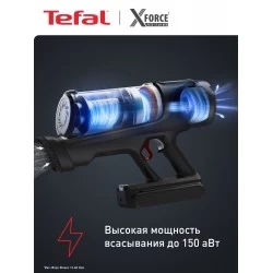 Вертикальный пылесос Tefal X-Force Flex 12.60 Neo TY9L42WO (серый/зеленый)