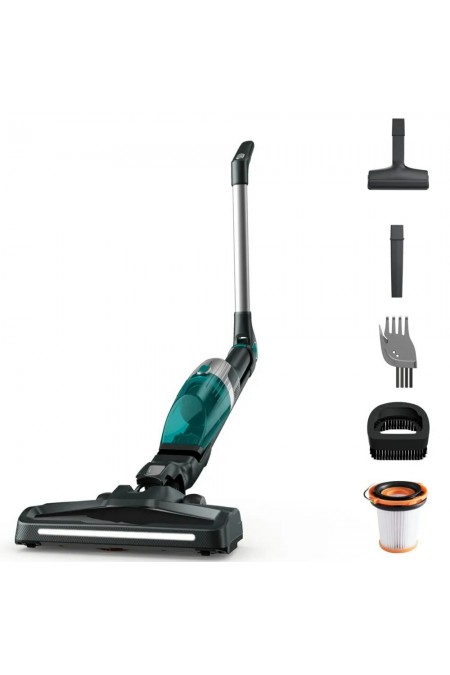 Вертикальный пылесос Tefal Xtrem Compact Essential 2-в-1 TY1239WO (серый/зеленый) 