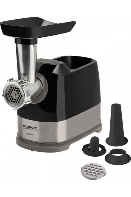 Мясорубка SCARLETT SC-MG45S66 (черный/серебристый) 