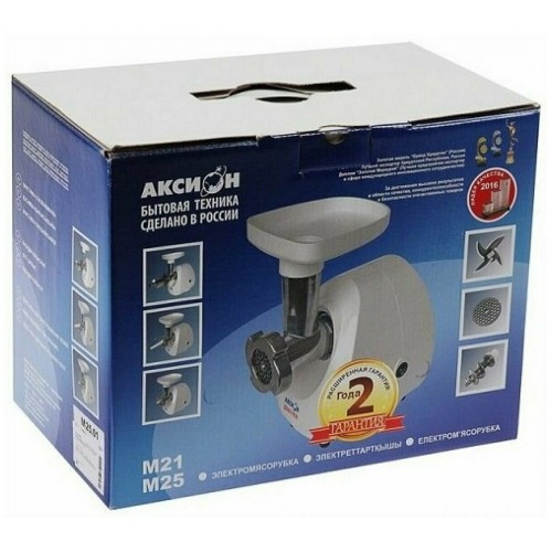 Мясорубка Аксион M 25.01 (белый) 6