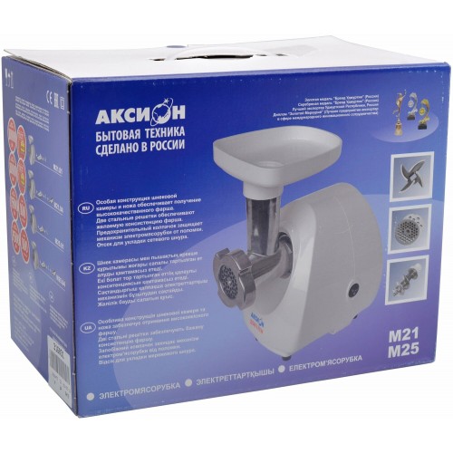 Мясорубка Аксион M 25.01 (белый) 7