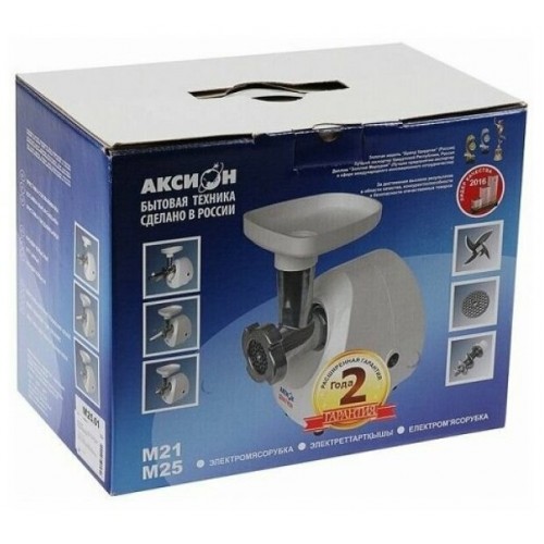 Мясорубка Аксион M 25.02 (белый) 7