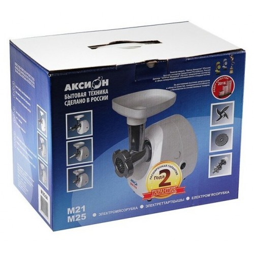 Мясорубка Аксион M 25.04 (белый) 5