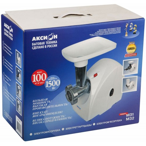 Мясорубка Аксион М 31.03 (белый) 9