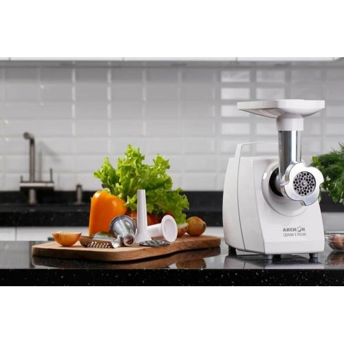 Мясорубка Аксион М 34.02 (белый) 9