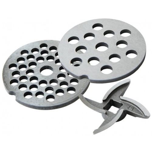 Мясорубка Аксион М 43.02 (белый/серый) 3