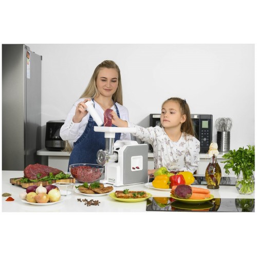 Мясорубка Аксион М 43.02 (белый/серый) 7