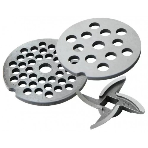 Мясорубка Аксион М 43.04 (белый/серый) 2