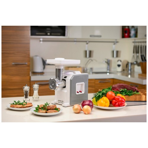 Мясорубка Аксион М 43.04 (белый/серый) 4