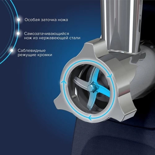 Мясорубка Аксион М 61.02 (синий) 9