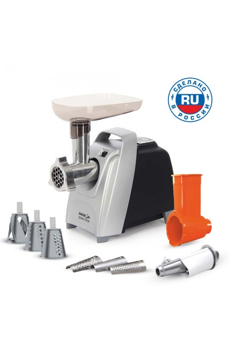 Мясорубка Аксион М 62.02 (черный/серебристый) 