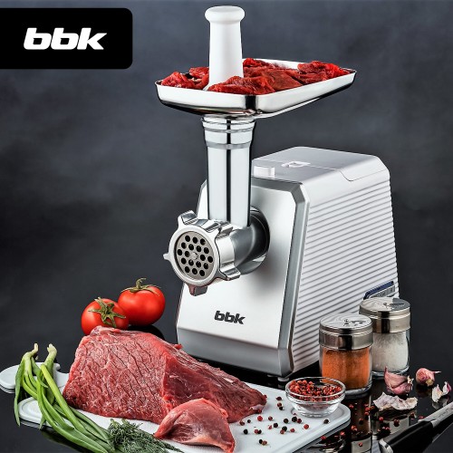 Мясорубка BBK MG2005 (белый/серебристый) 7