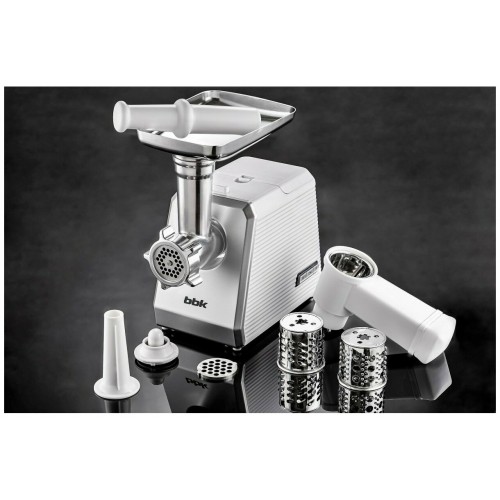 Мясорубка BBK MG2005 (белый/серебристый) 8