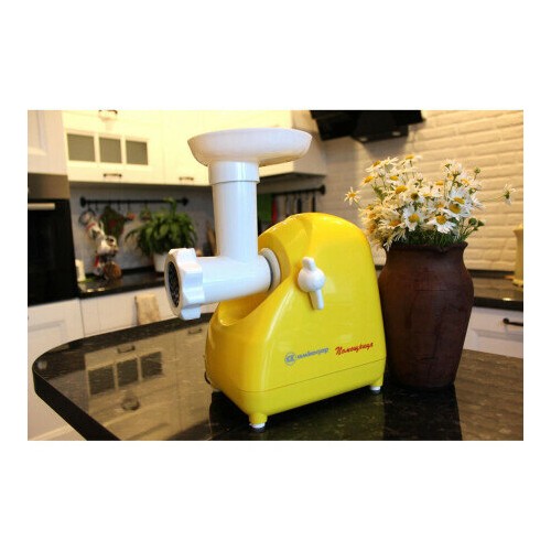 Мясорубка БЕЛВАР КЭМ-П2У-302-07 (желтый) 3