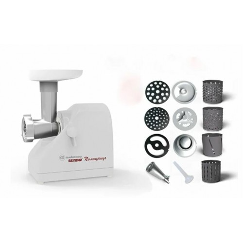 Мясорубка БЕЛВАР КЭМ-П2У-304-04 (белый) 5