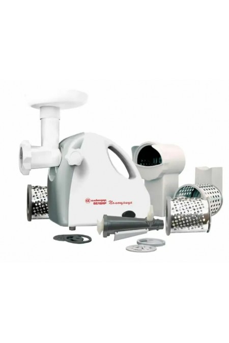 Мясорубка БЕЛВАР КЭМ-П2У-305-04 (белый/серый) 