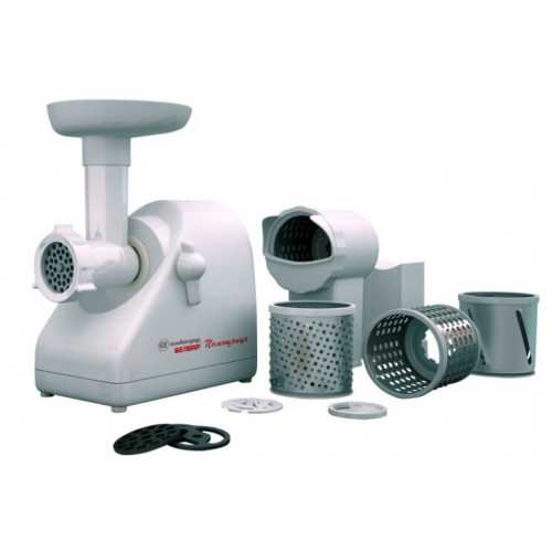 Мясорубка БЕЛВАР КЭМ-П2У-305-04 (белый/серый) 1