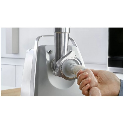Мясорубка Bosch MFW 45020 (белый/серый) 5