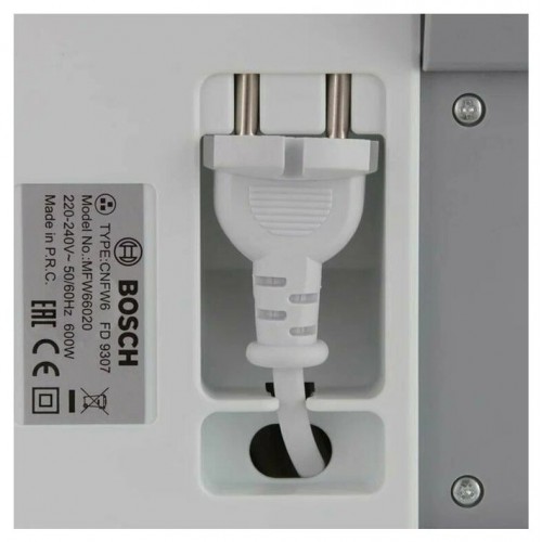 Мясорубка Bosch MFW 66020 (белый/серый) 9