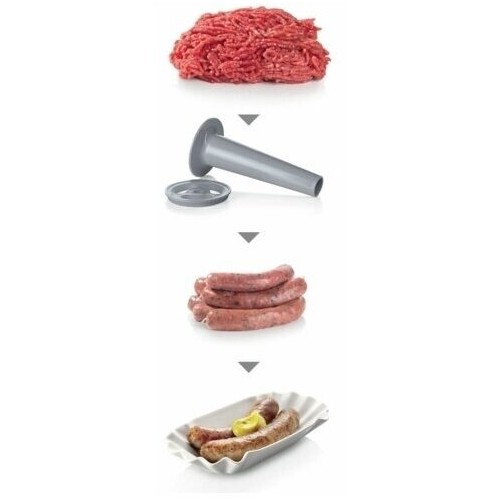Мясорубка Bosch MFW 68640 (черный/серебристый) 8