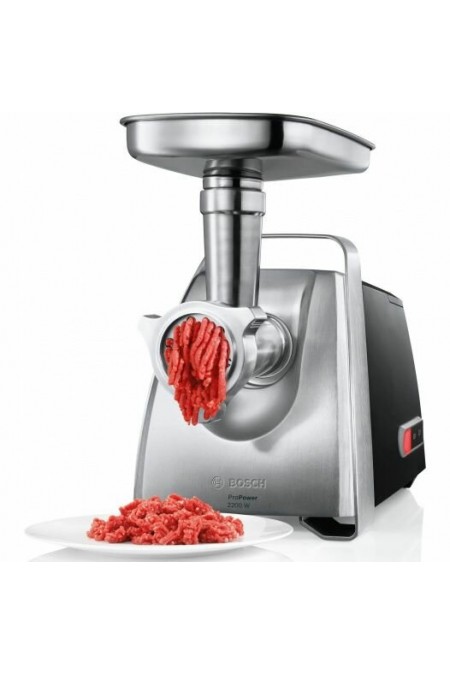 Мясорубка Bosch MFW 68660 (черный/серебристый) 1