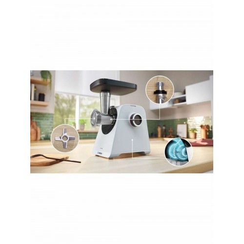 Мясорубка Bosch MFWS420W (белый) 1