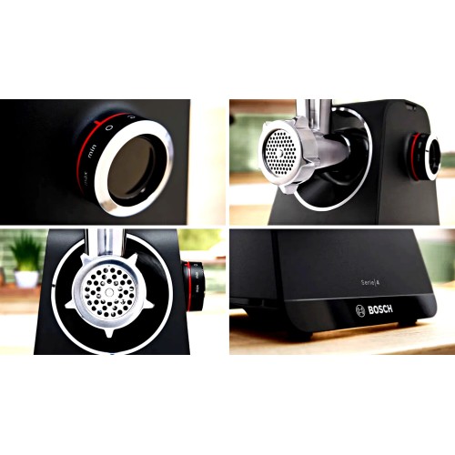 Мясорубка Bosch MFWS440B (черный) 4